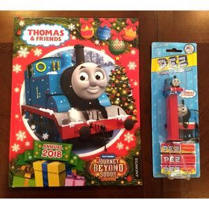 THOMAS THE TRAIN PEZ #1 TANK 2009 & THOMAS THE TRAIN EGMONT 2018‎ ANNUAL BOOK
